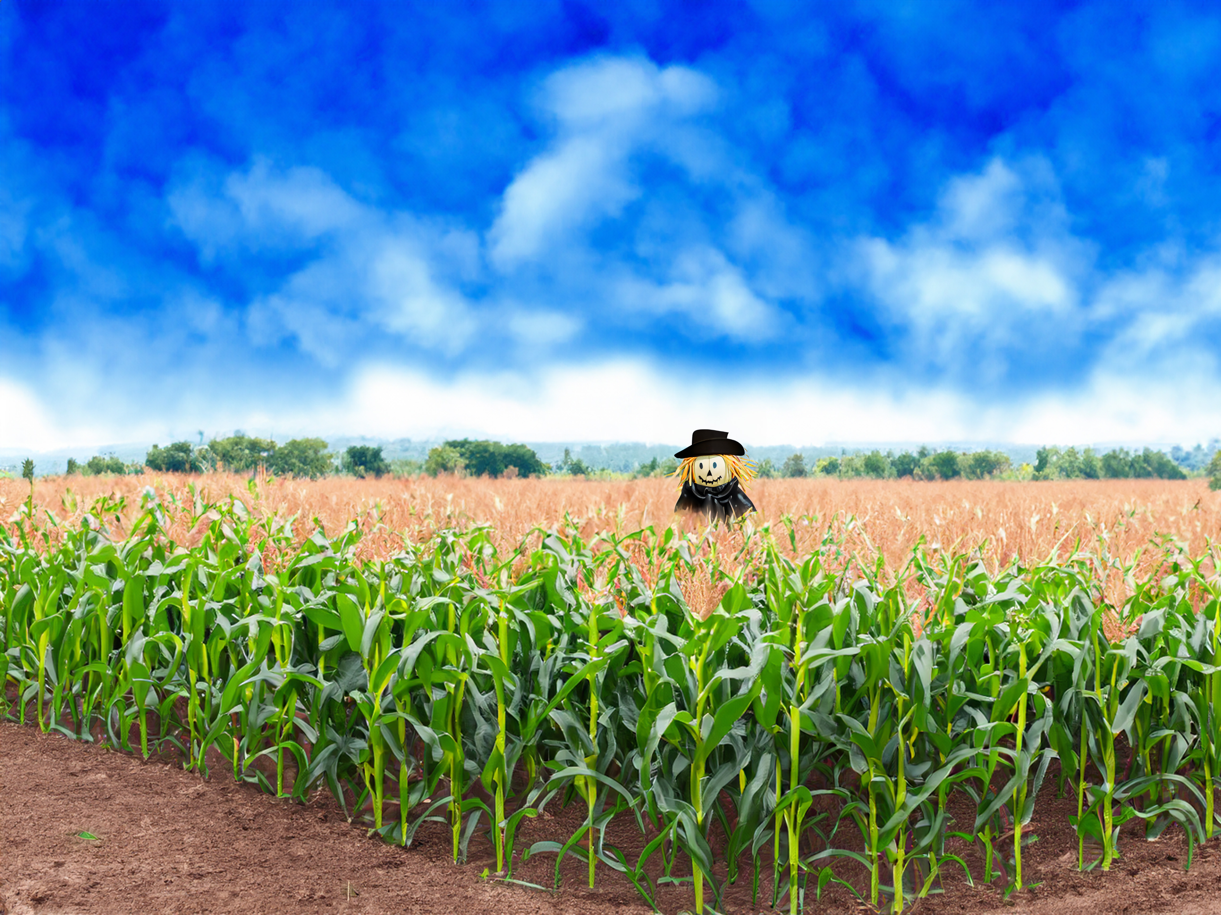 A Scarecrow in a Field